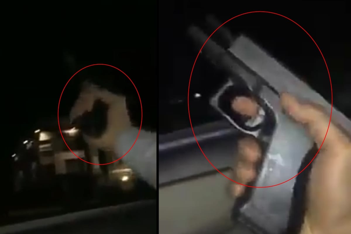 BJP councilor release from jail in meerut Harsh firing  video Viral police take action