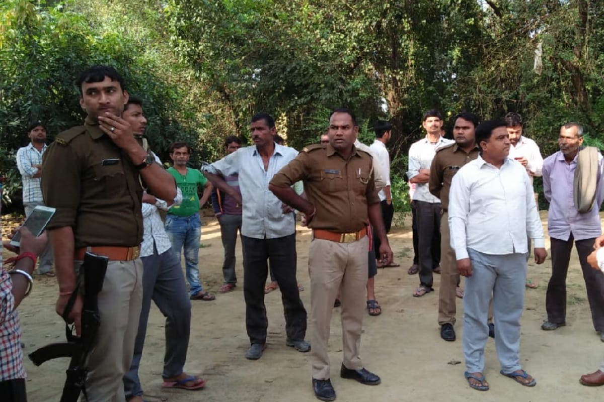 force deployed in meerut communal tension  after a commen dispute firing and