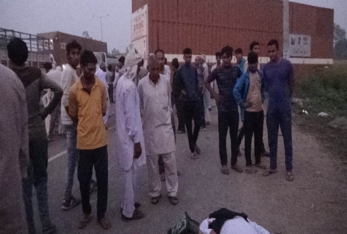 sonipat road accident The people who were killed were left village for their family