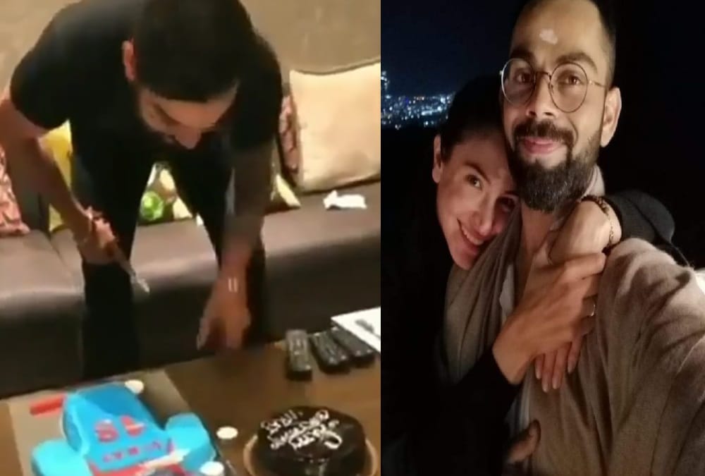 Virat kohli and anushka sharma get their priest blessings on Diwali 2018