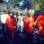 राज्यपाल बेबी रानी मौर्य से मिलकर आते संत