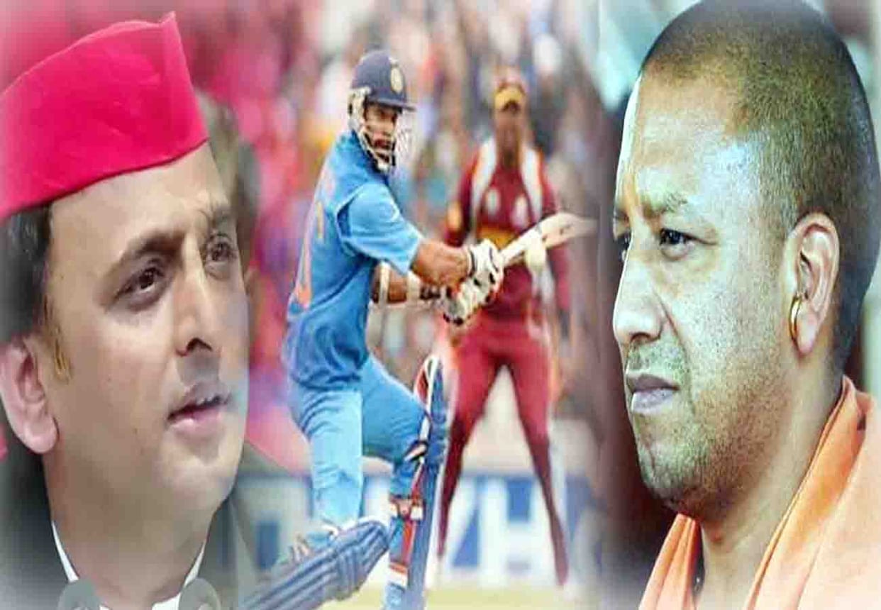 Akhilesh Yadav targets BJP on 'India-West Indies match'