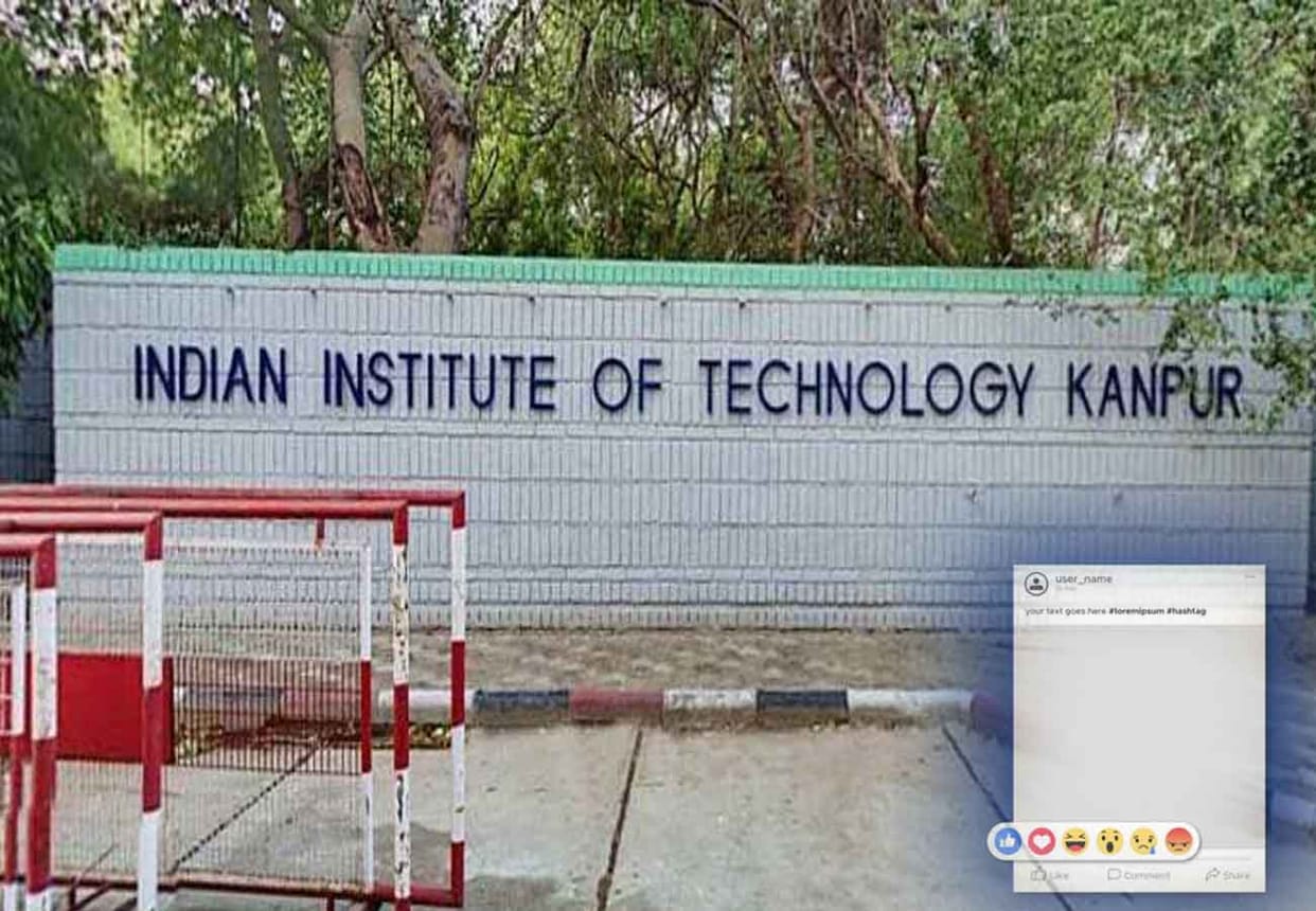 Police and intelligence alert from facebook post of a student of IIT Kanpur