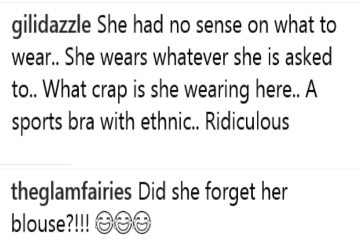 Disha Patani wishes Diwali to fans in sports bra and lehenga gets trolled