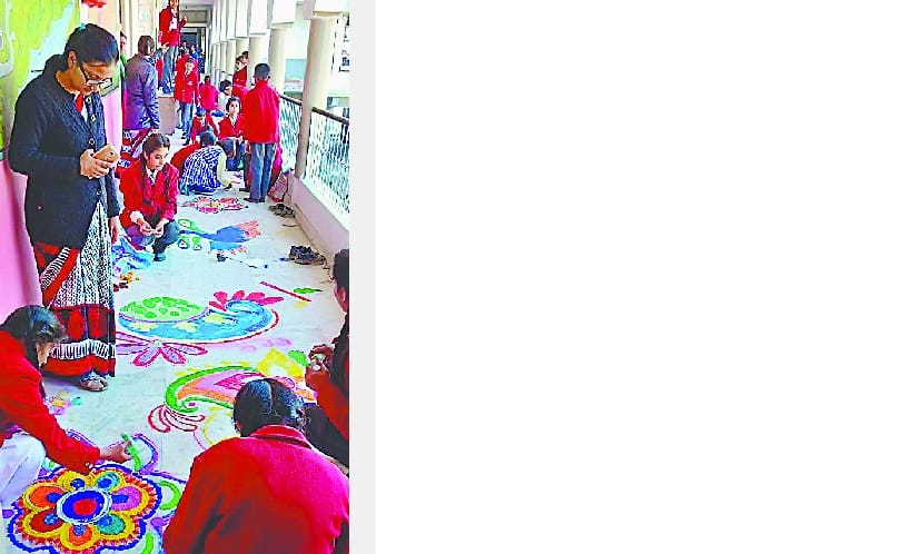 Group Rangoli competition