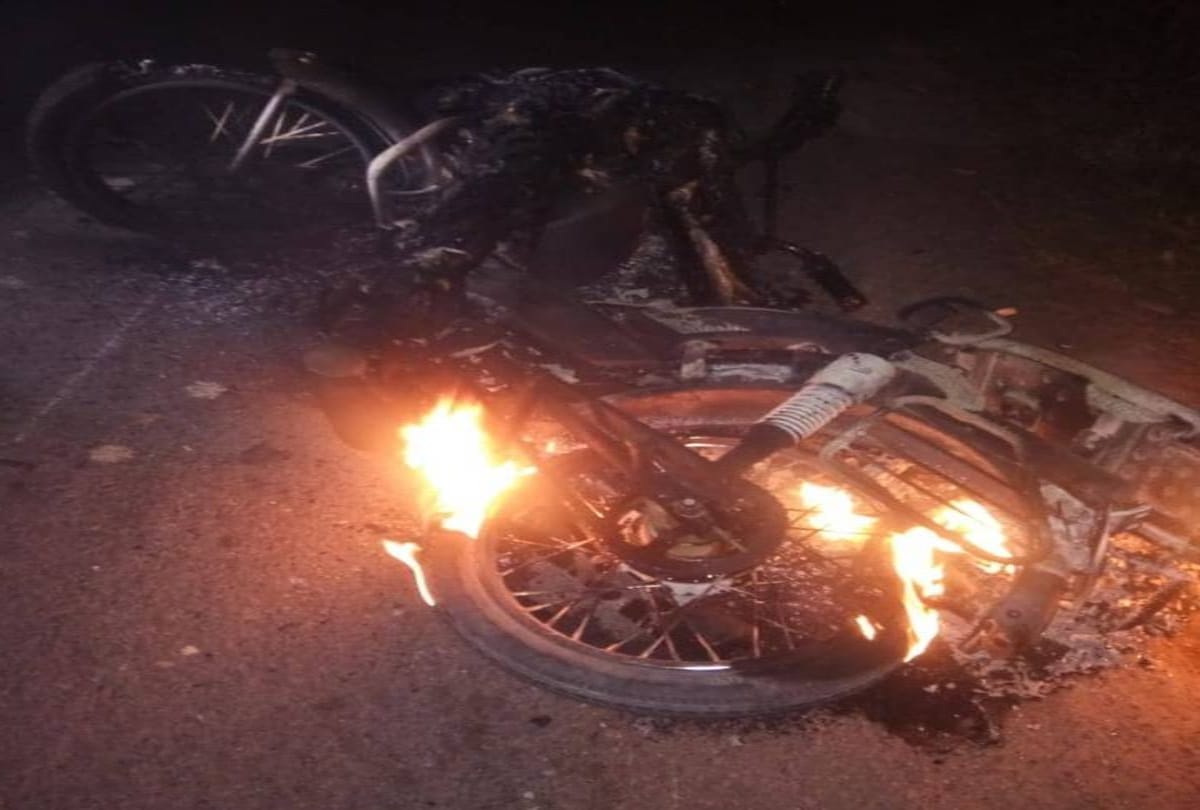 bike born  55 year old guard died of burning in gorakhpur