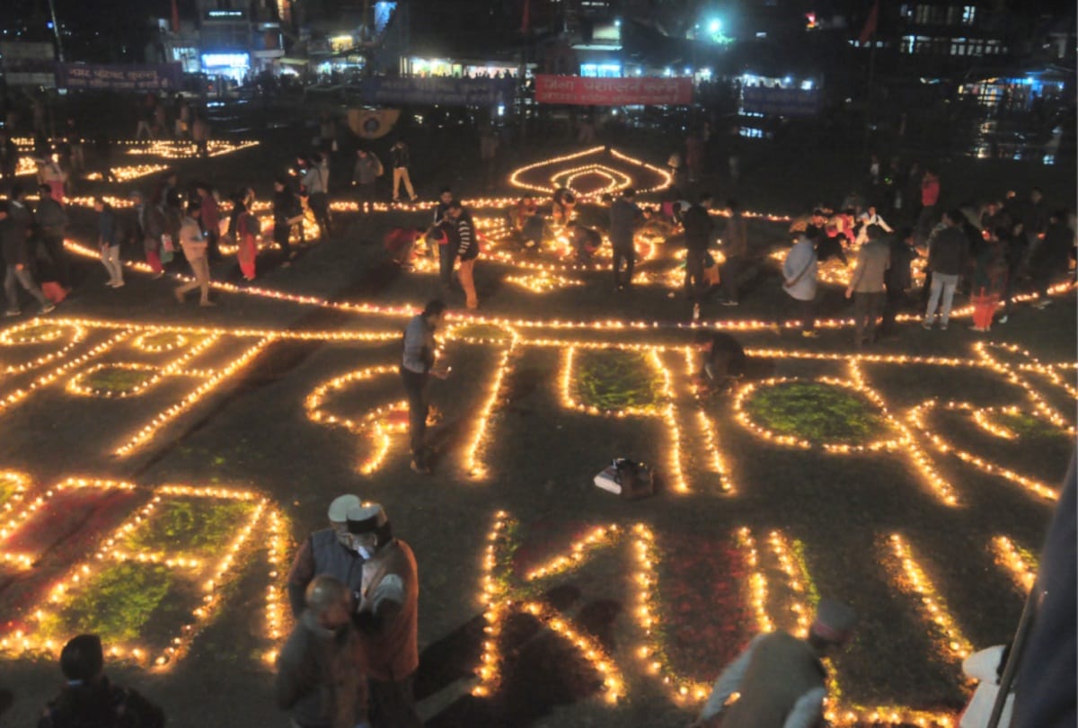 Kullu glossed with the light of 15 thousand lamps in Kullu