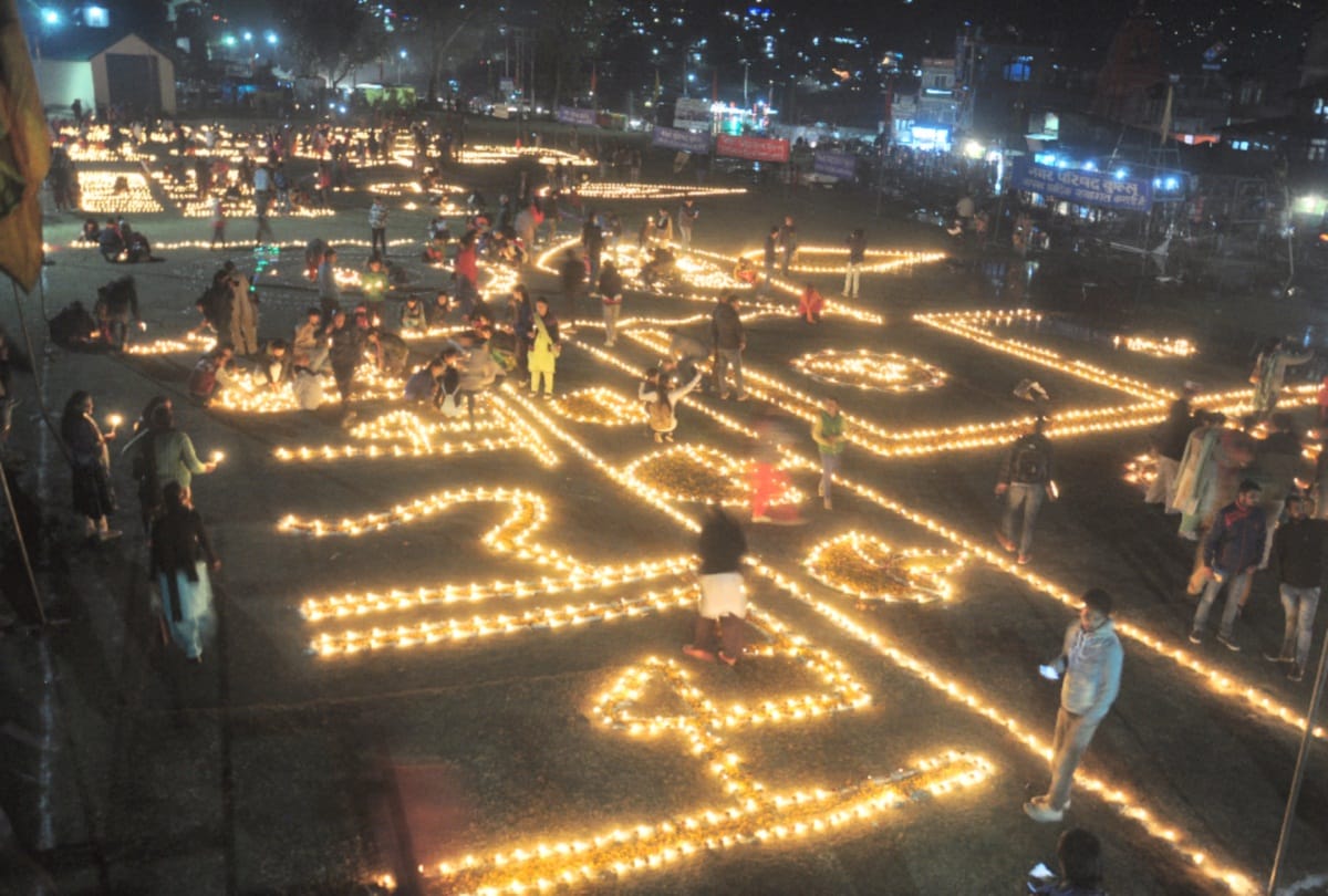Kullu glossed with the light of 15 thousand lamps in Kullu