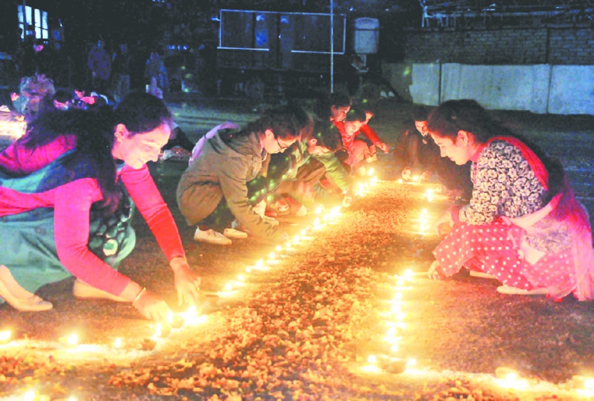 Kullu glossed with the light of 15 thousand lamps in Kullu