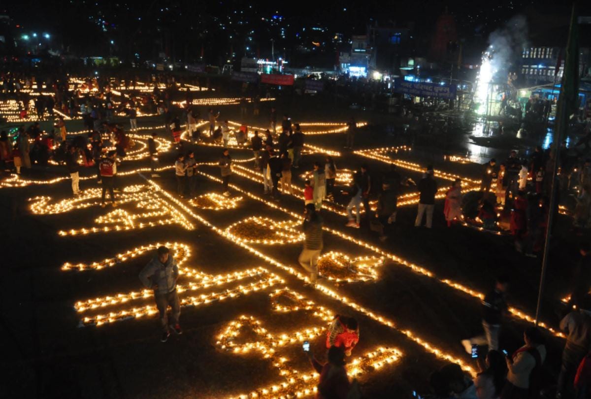 Kullu glossed with the light of 15 thousand lamps in Kullu