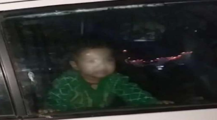 UP NEWS Baby left inside locked car in meerut