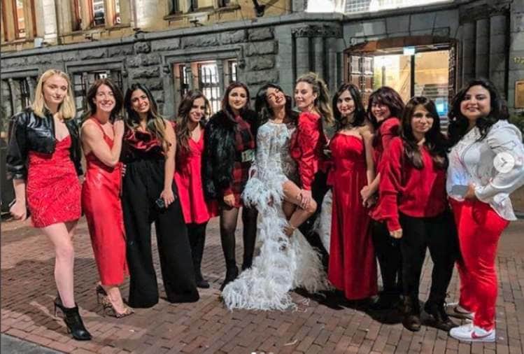 priyanka chopra enjoyed bachelor party with isha ambani and parineeti chopra