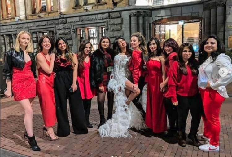 priyanka chopra enjoyed bachelor party with isha ambani and parineeti chopra