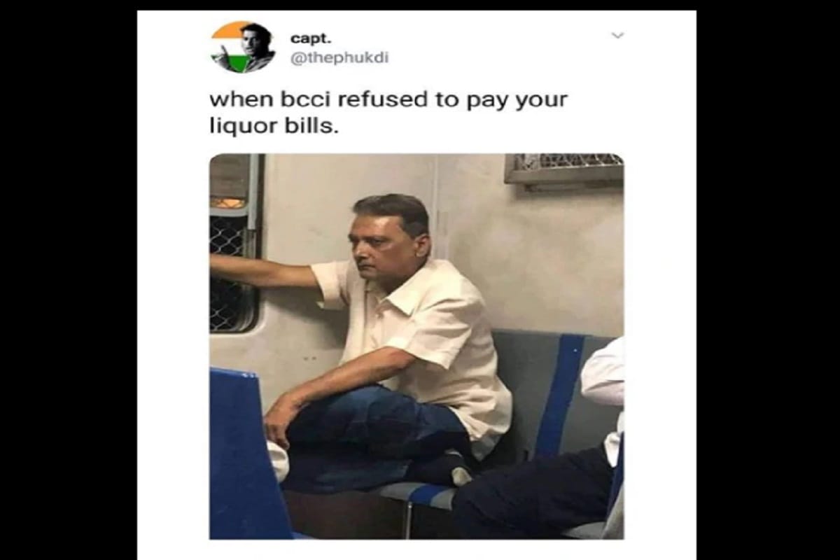ravi shastri duplicate person seen in mumbai local train