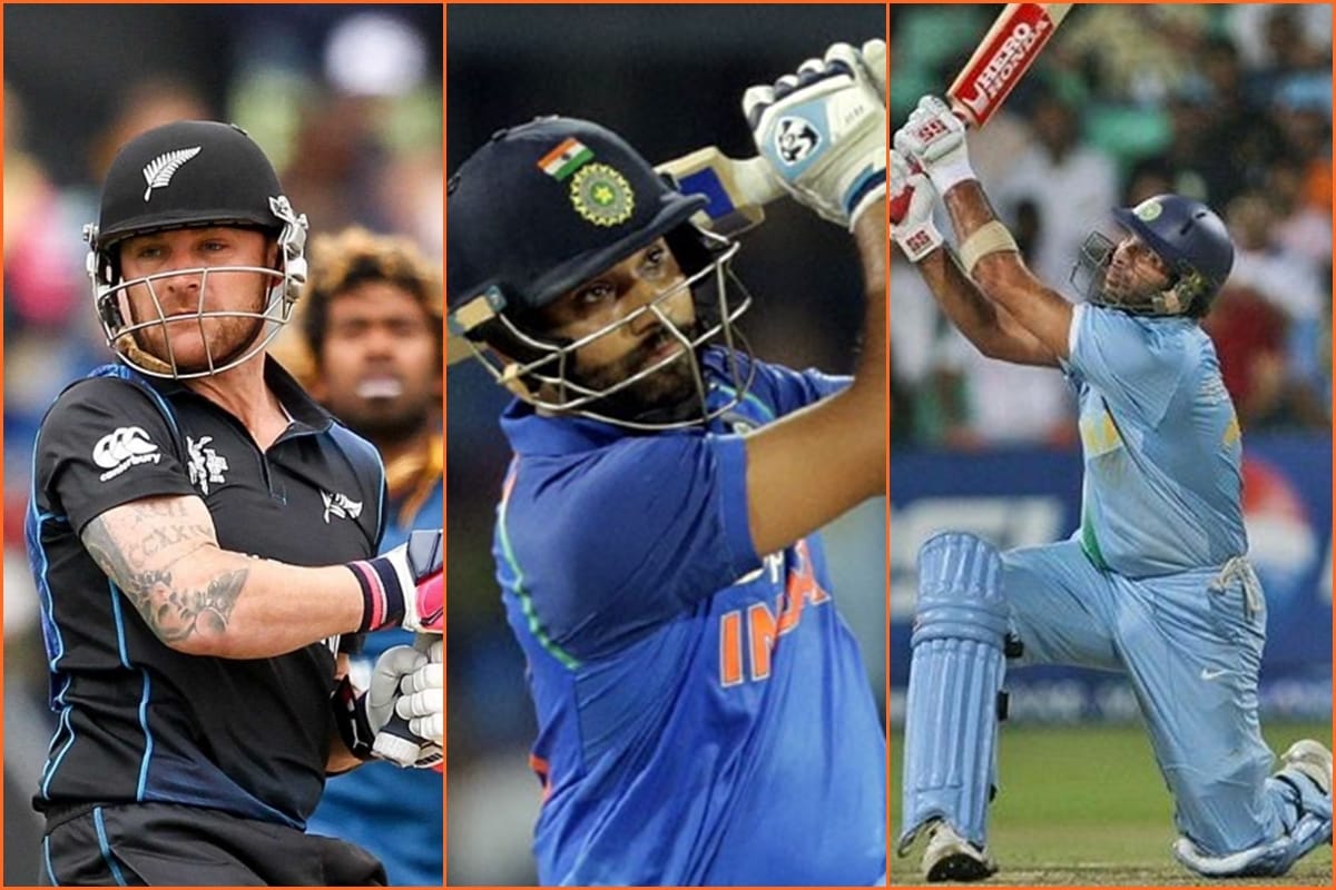 rohit sharma breaks yuvraj and mccullum record of sixes in t20 cricket