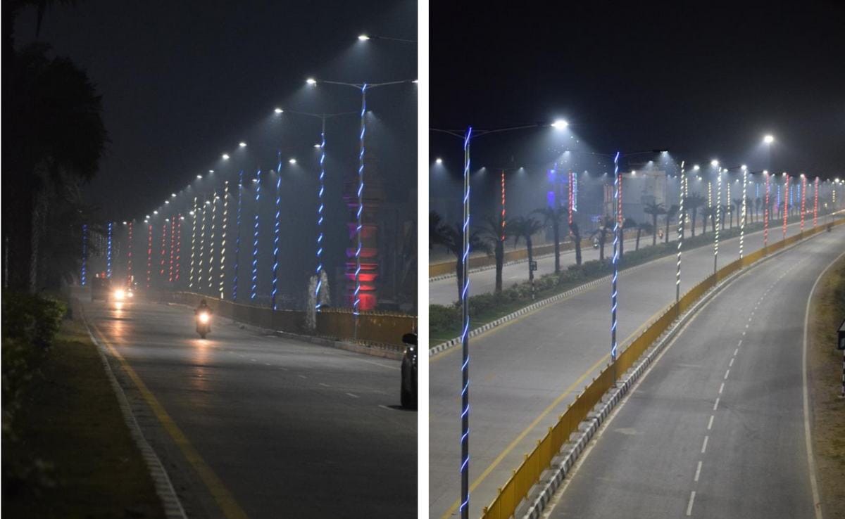 Nitin gadkari tweeted four photos of changing banaras