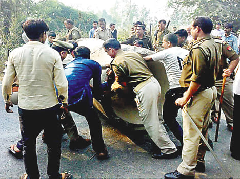 Farmer's death due to hiatus line