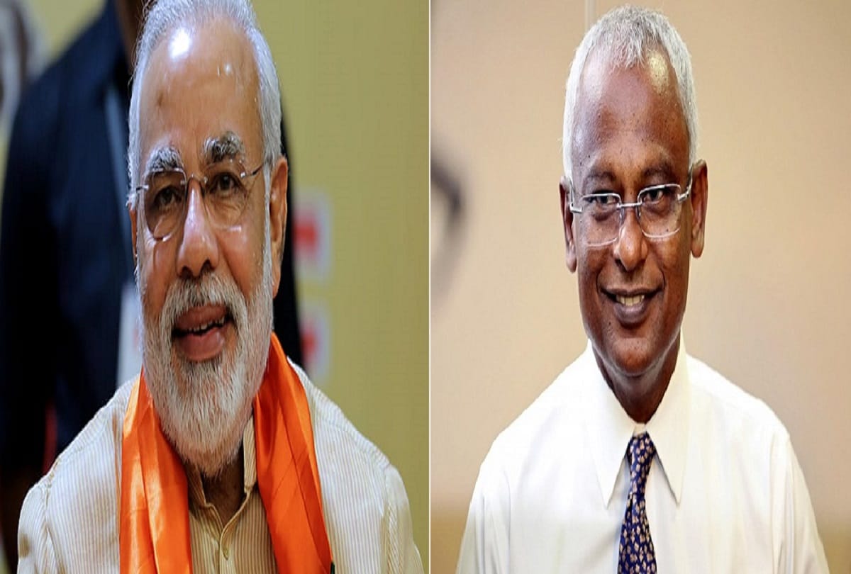Narendra Modi attended Maldives new president's oath ceremony