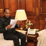 cm jairam Thakur called on union ministers Arun Jaitley Nirmala Sitharaman and Suresh Prabhu