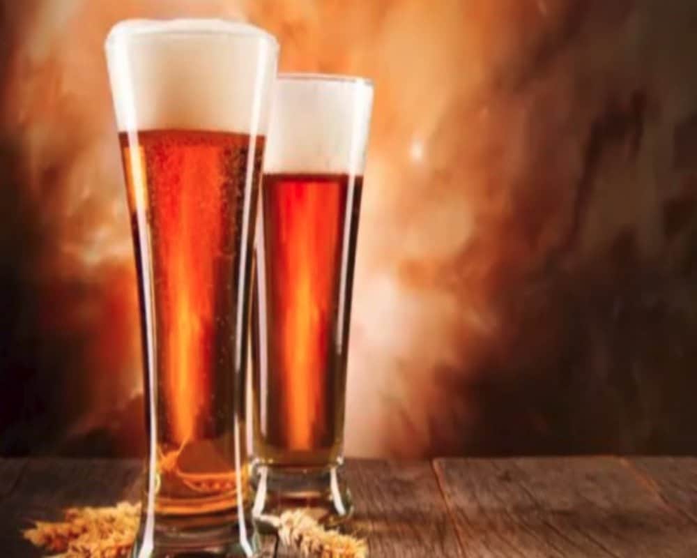 if you Want to live longer  Drink half a pint of beer every day
