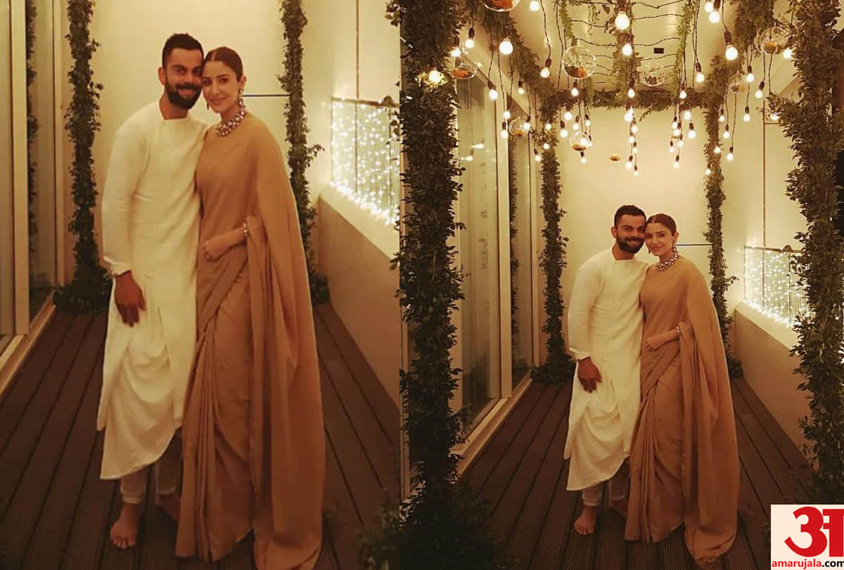 Virat-Anushka celebrates first Diwali after wedding, beautiful pictures taken Viral