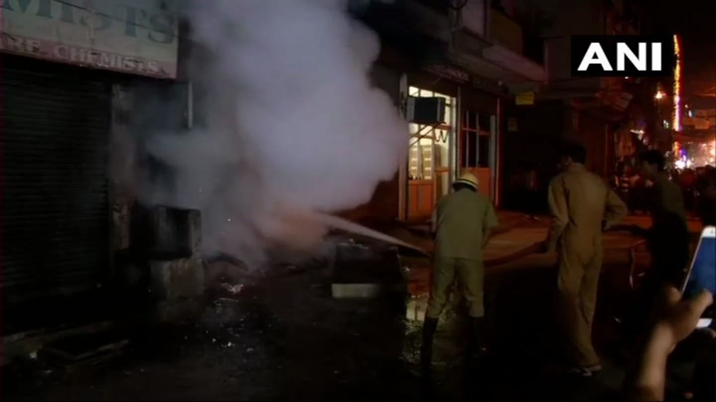 Fire broke out in several places in country on the occassion of Diwali