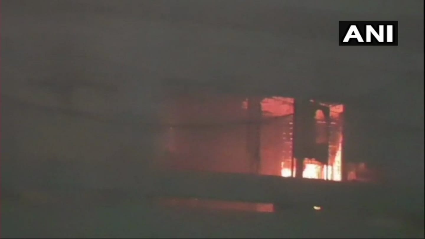 Fire broke out in several places in country on the occassion of Diwali