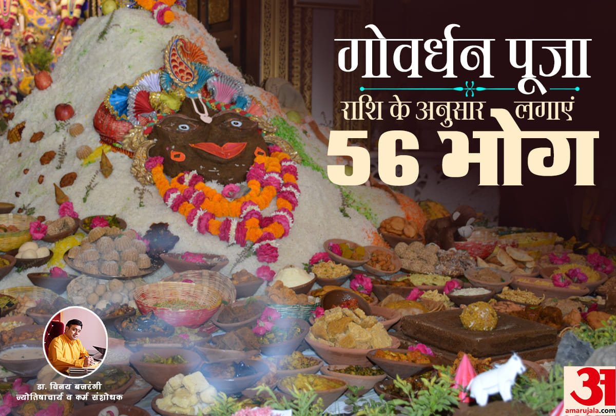 know govardhan puja, annakut bhog for zodiac signs by Dr. Vinay Bajrangi