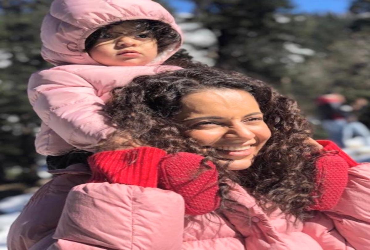 bollywood queen kangana ranaut celebrated diwali in manali