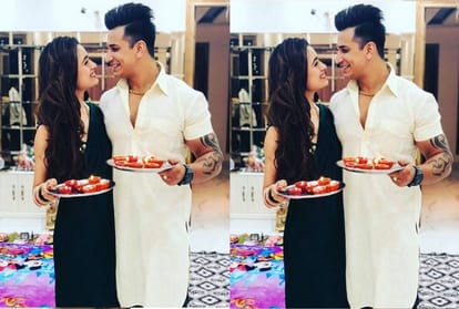 Prince Narula and Yuvika Chaudhari celebrated their first Diwali