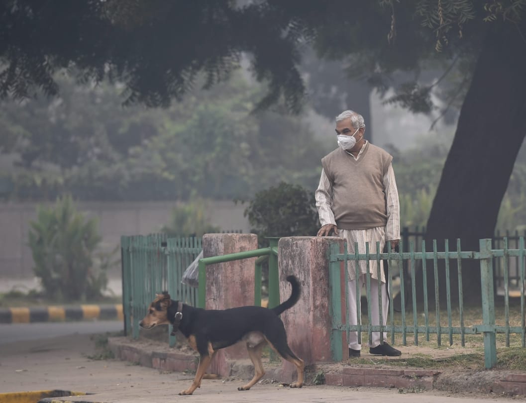 North India covered with smog, pollution level rise after diwali
