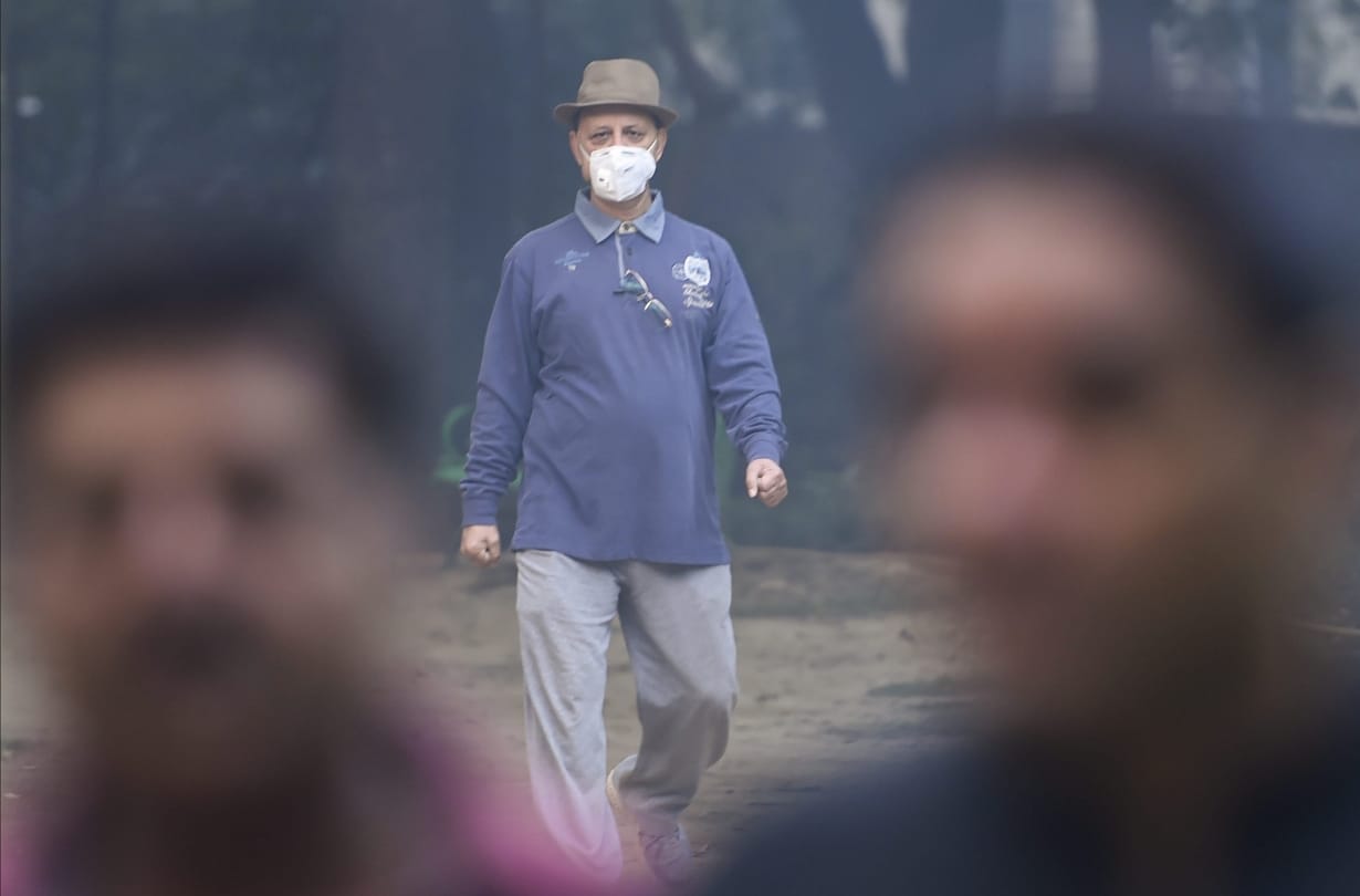 North India covered with smog, pollution level rise after diwali