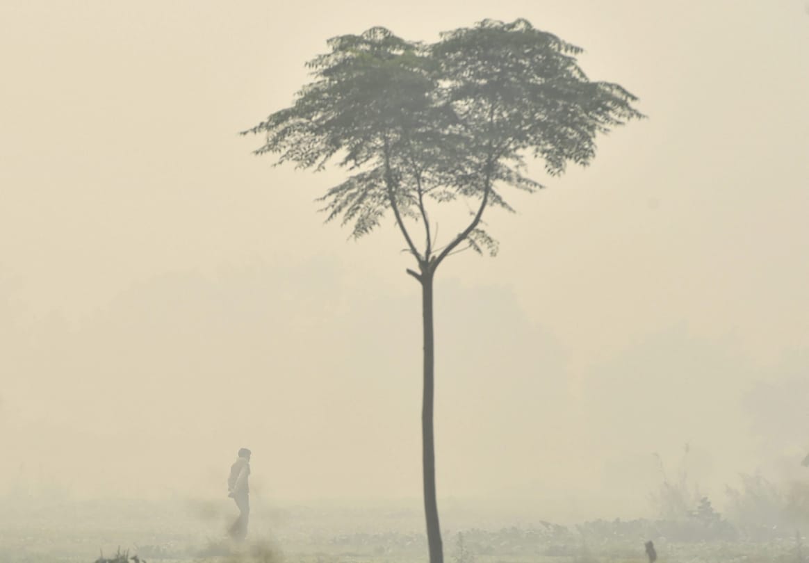 air pollution level high in hisar, smog
