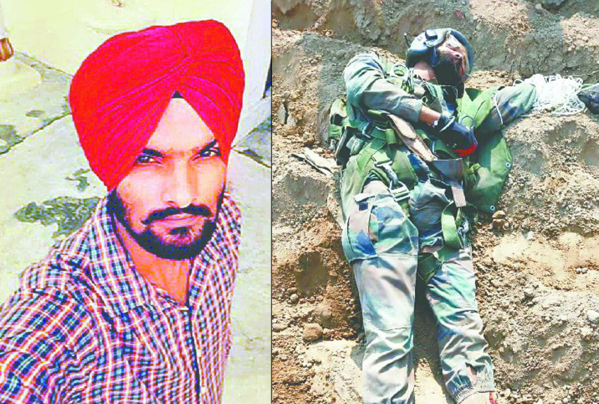 paratrooper dies due to parachute does not open in agra