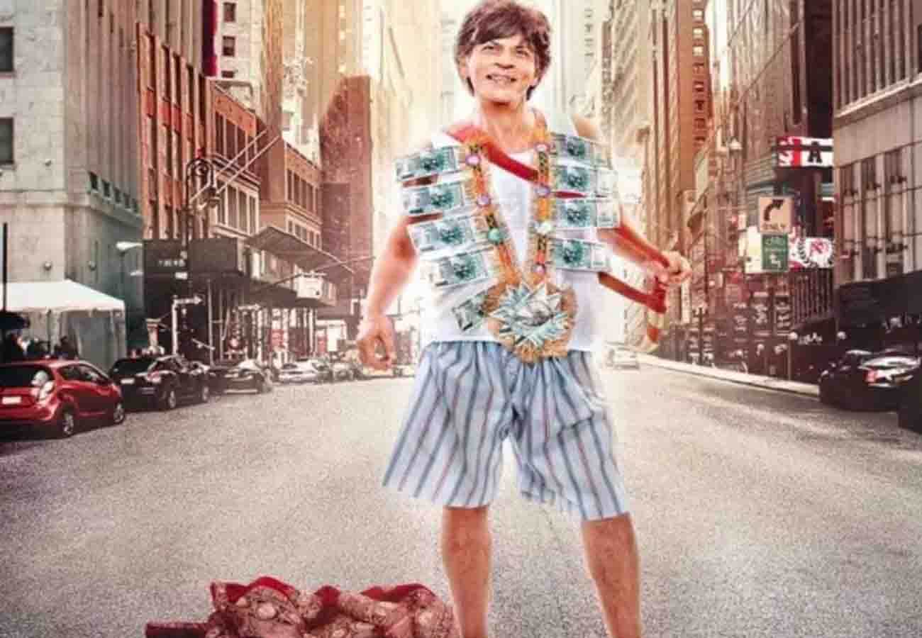 fire broke out set on zero shah rukh khan present on the set