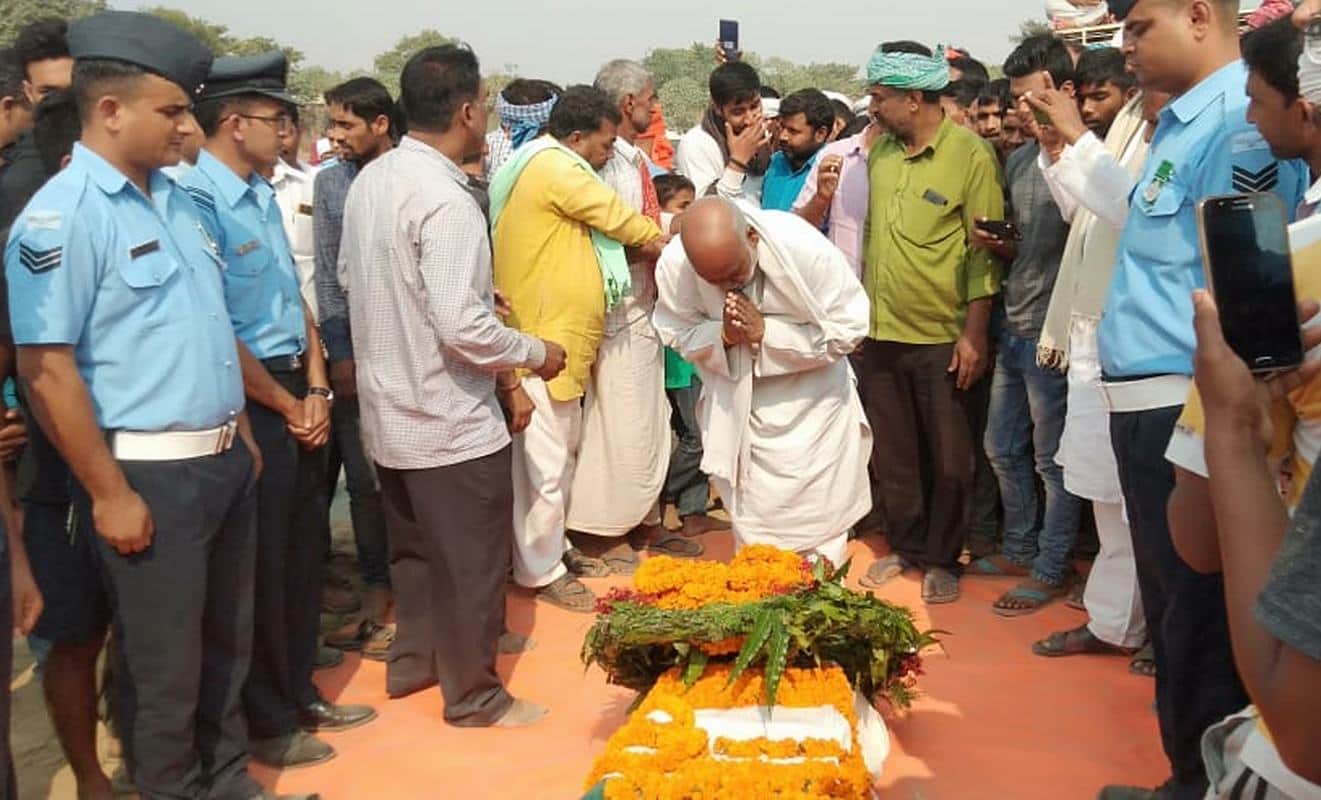 Air force personnel killed in road accident in ballia