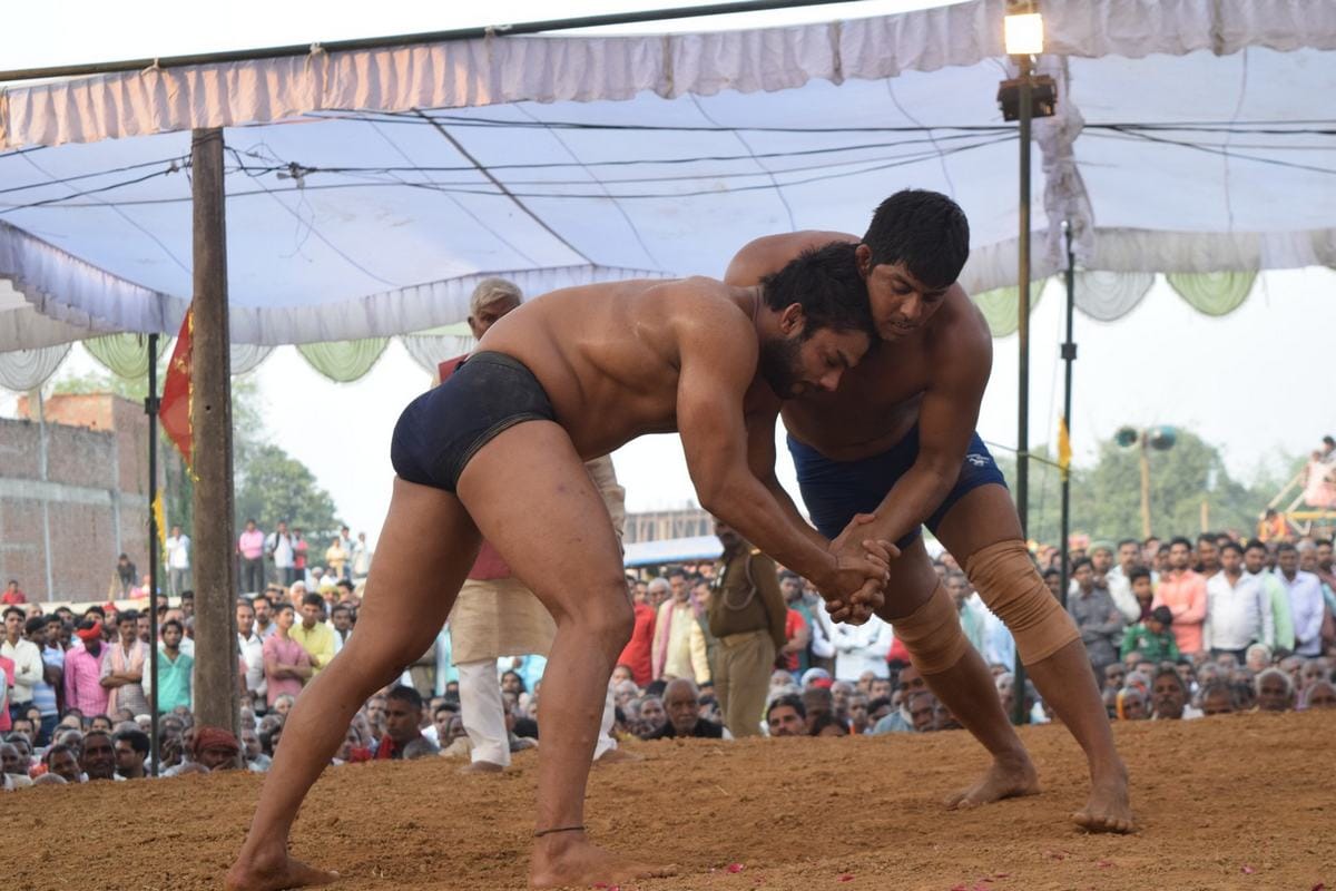 kushti competition at mirzapur win jaunpur