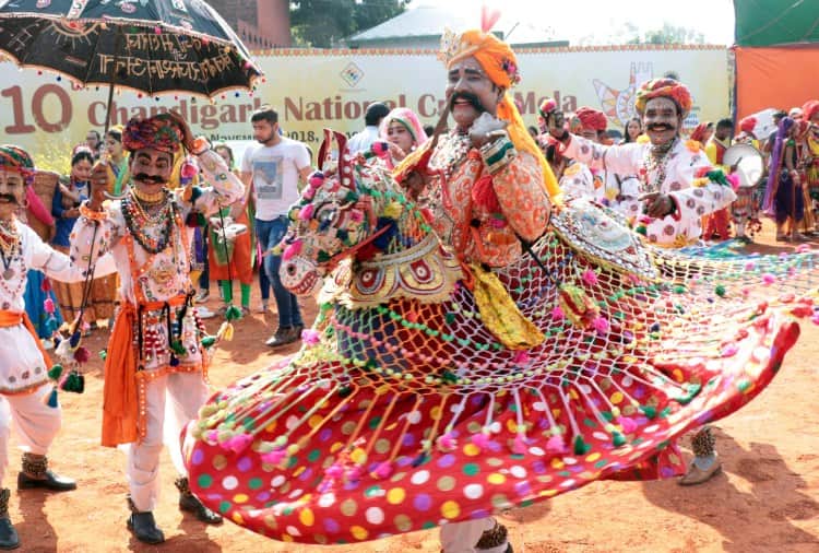 From Kashmir to Kanyakumari All India Art & Culture Displayed in Craft Mela in Kalagram Chandigarh