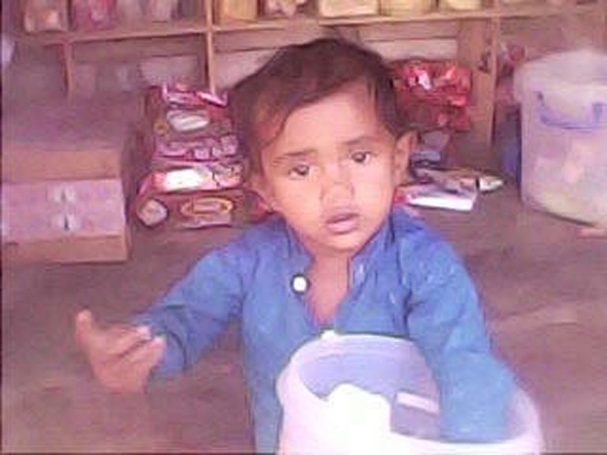 one and half year child died in road accident