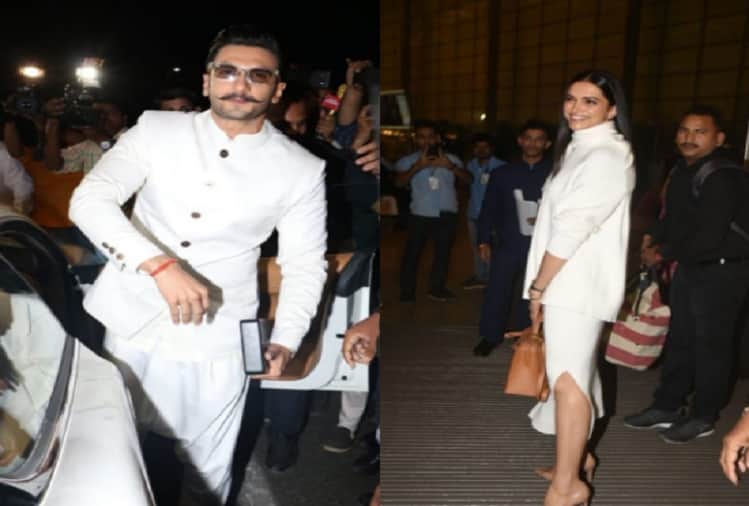 Ranveer Singh played Dilwale Dulhania Le Jayenge famous song for Deepika Padukone in Mumbai Airport