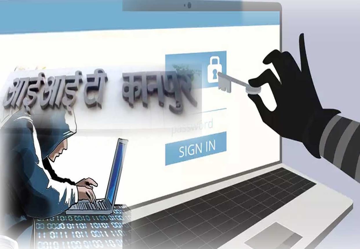 Hackers hacked 3.86 lakhs from IIT kanpur