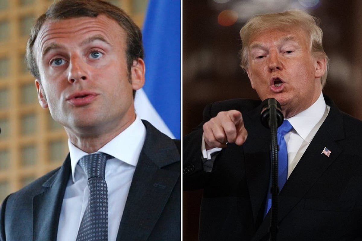 The President of America Donald Trump called French President's call for European Army insulting