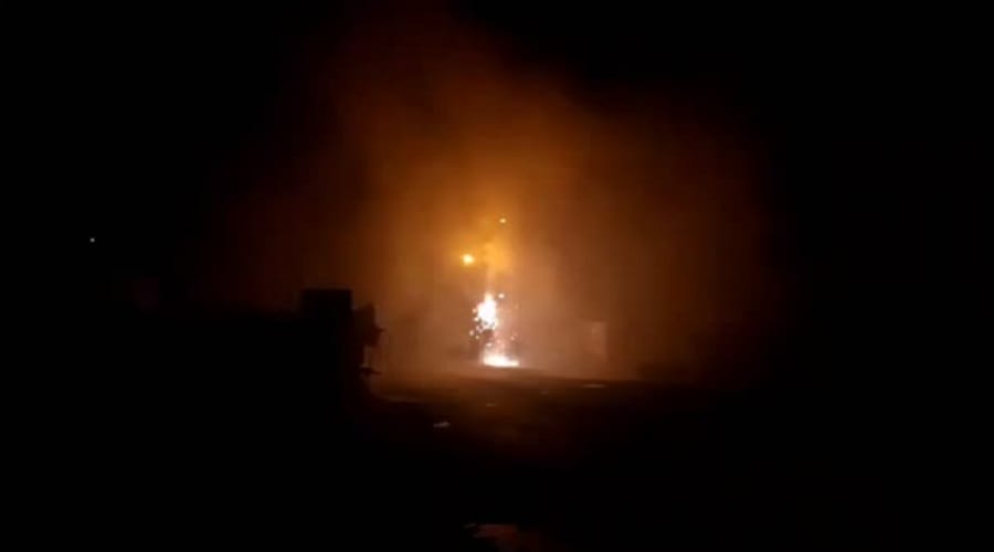 UP NEWS A fire broke out in grocery store in Muzaffarnagar