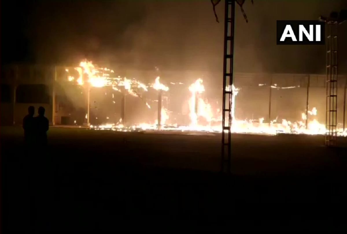 Haryana Fire breaks out at wedding venue in Gurugram