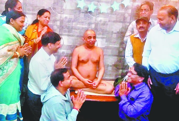 Jain Muni Nayan Sagar on Nagar Vihar in Chandigarh