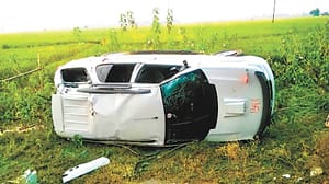 Truck-car collide, one killed, six wounded