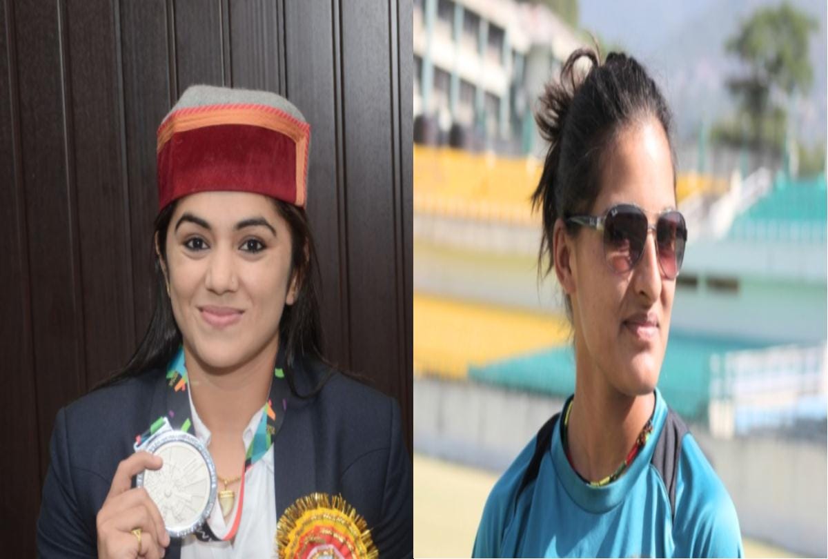 kabaddi player priyanka negi and cricketer sushma verma in dharamshala
