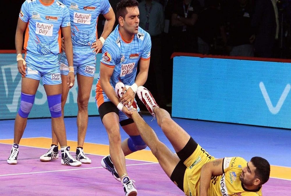 Bengal Warriors beats Telugu Titans by 30-25 in pro kabaddi 2018