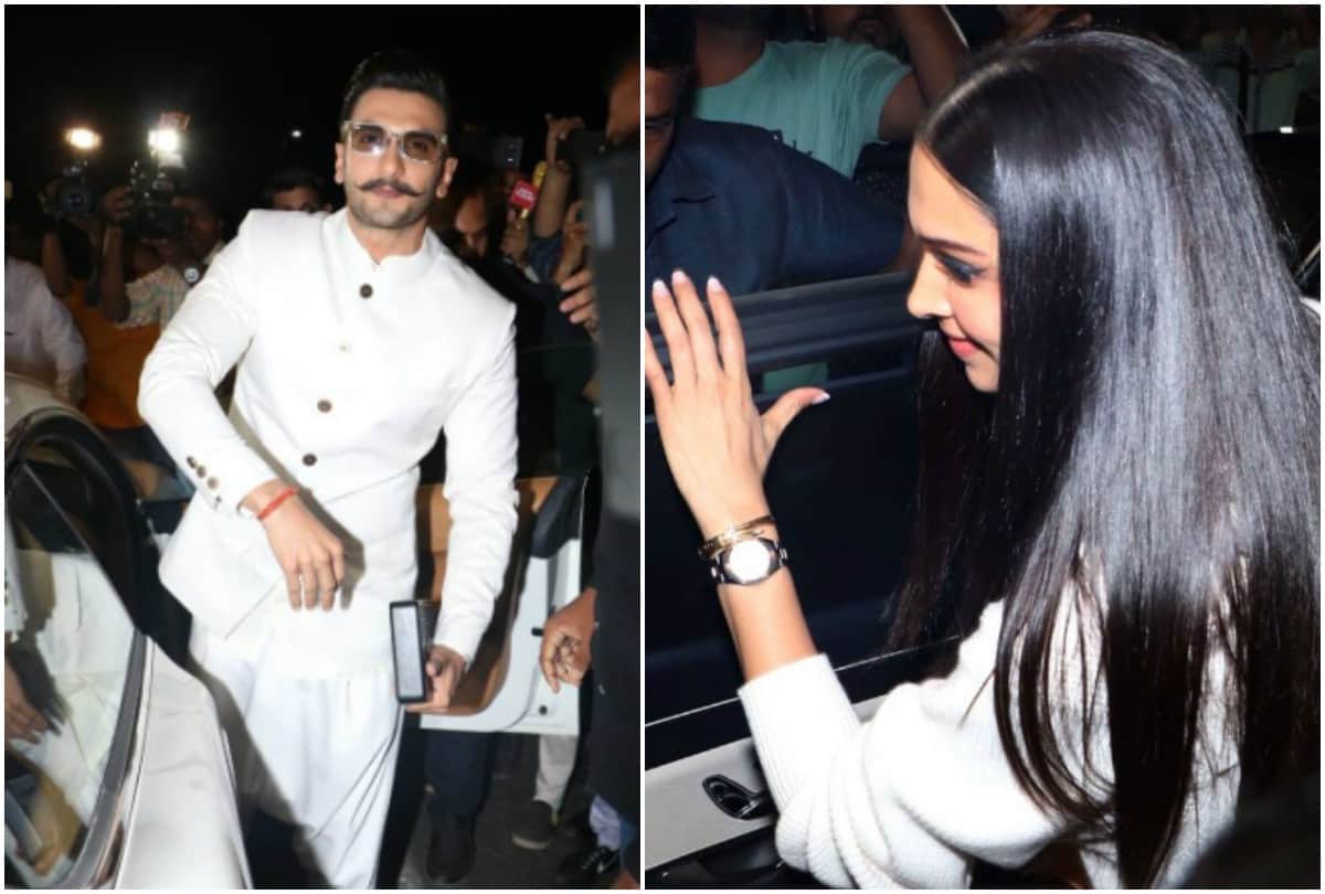 Ranveer Singh played Dilwale Dulhania Le Jayenge famous song for Deepika Padukone in Mumbai Airport