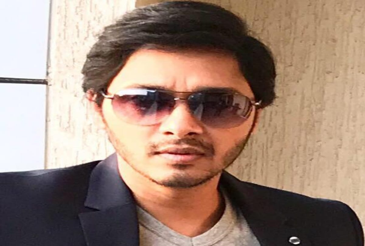 Actor Shreyas Talpade seen in Varanasi
